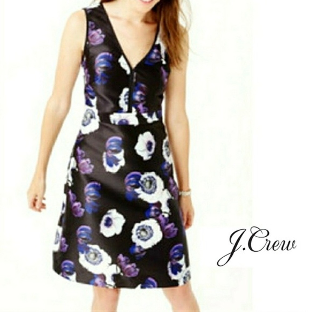 JCrew Floral Dress Size 12 Petite/8 Regular